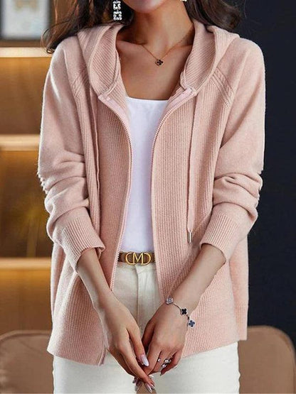 Dam Hoodie Chic Högkvalitativt Material-2
