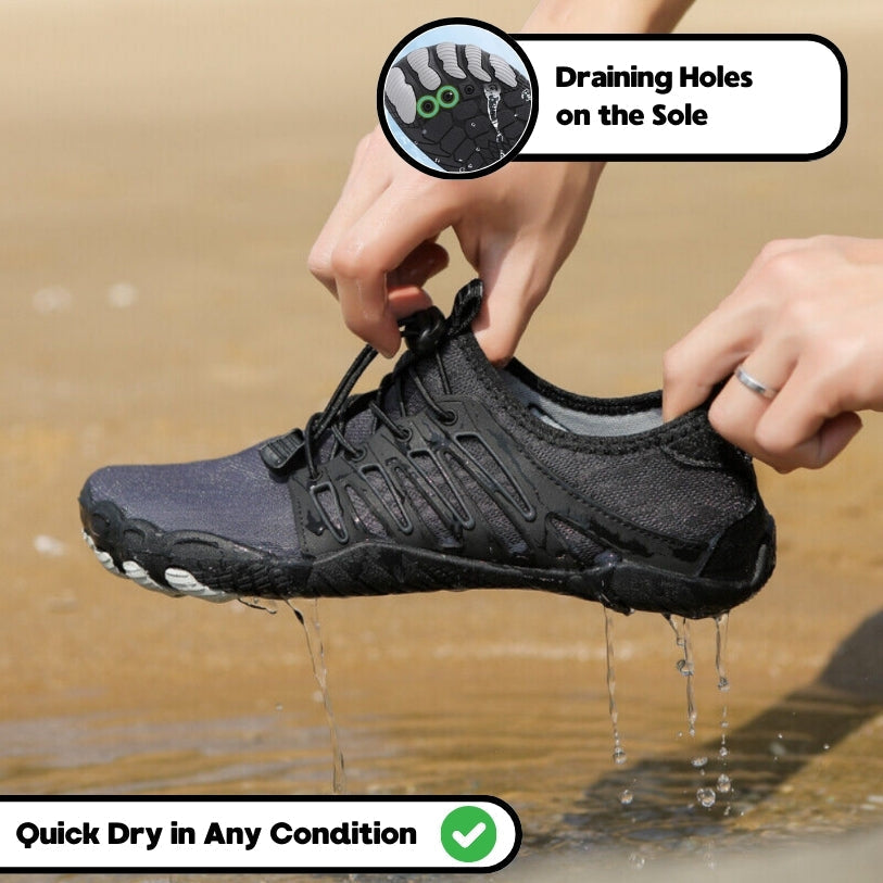 Unisex Traction Shoes Naturlig Gång Flexibelt Syntetmaterial-5