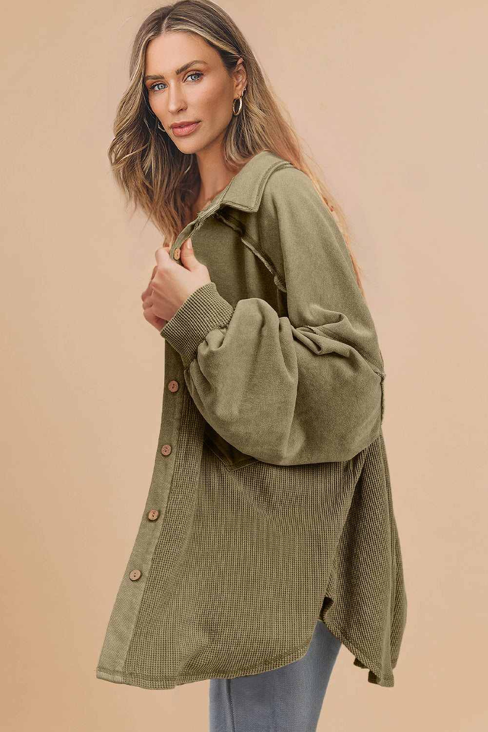 Damjacka Oversized Waffle Patchwork 100% Polyester-5
