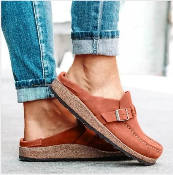 Variant image for Dam Sandaler Casual Syntetiskt Läder med Bekväm PU-Sula-4