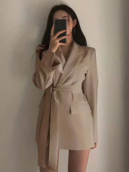 Dam Blazer Kappa Chic Beige-2