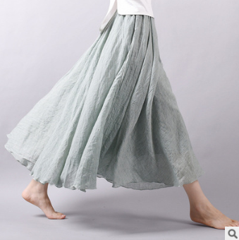 Variant image for Dam Maxikjol Boho Hög Midja Luftig Polyester-41