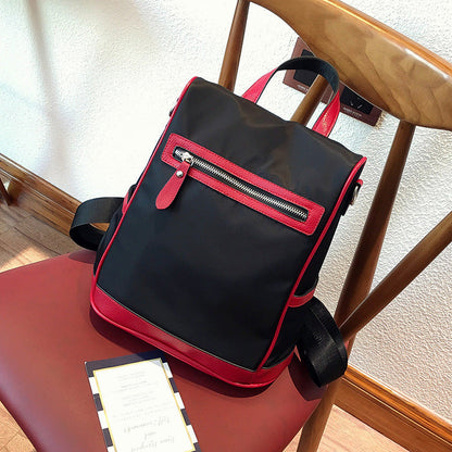 Kvinnors Multifunktionell Ryggsäck Nylon Elegant Minimalistisk-1