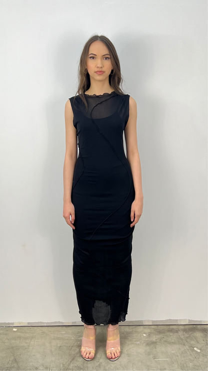 Damklänning Kort Passform Ogenomskinlig Polyester - Fina Dam Klänningar 6