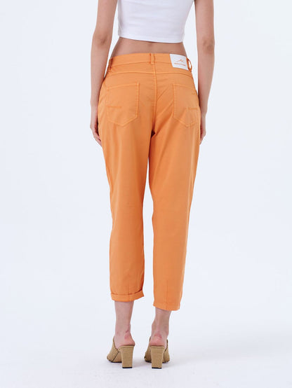 Dam Avslappnad Topp Ballongsilhuett Mjuk Bomull 4