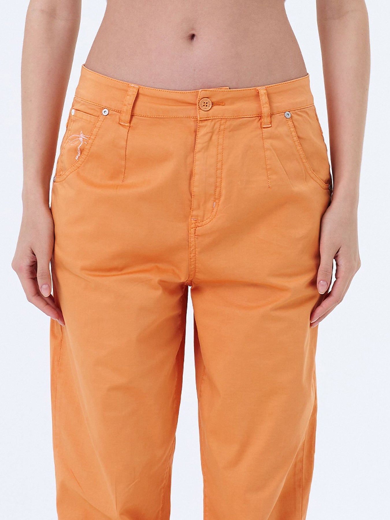 Dam Avslappnad Topp Ballongsilhuett Mjuk Bomull 5