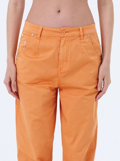 Dam Avslappnad Topp Ballongsilhuett Mjuk Bomull 5