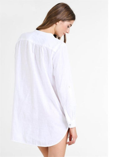 Kvinnors Skjorta med Krage och Sidfickor – Lätt Polyester, Avslappnad Passform för Varmt Väder 5