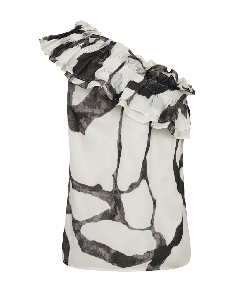 Damkjol Elegant Mönstrad Bomull Rymlig Veckdesign-4