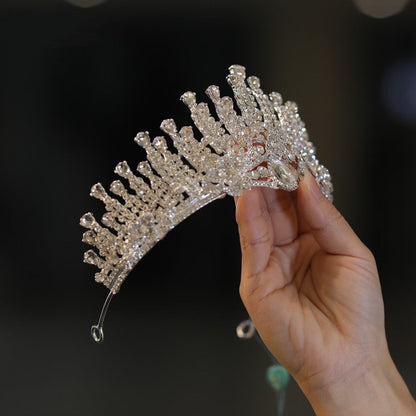 Kvinnors Hårkrona Med Strass Legering Elegant Design-2