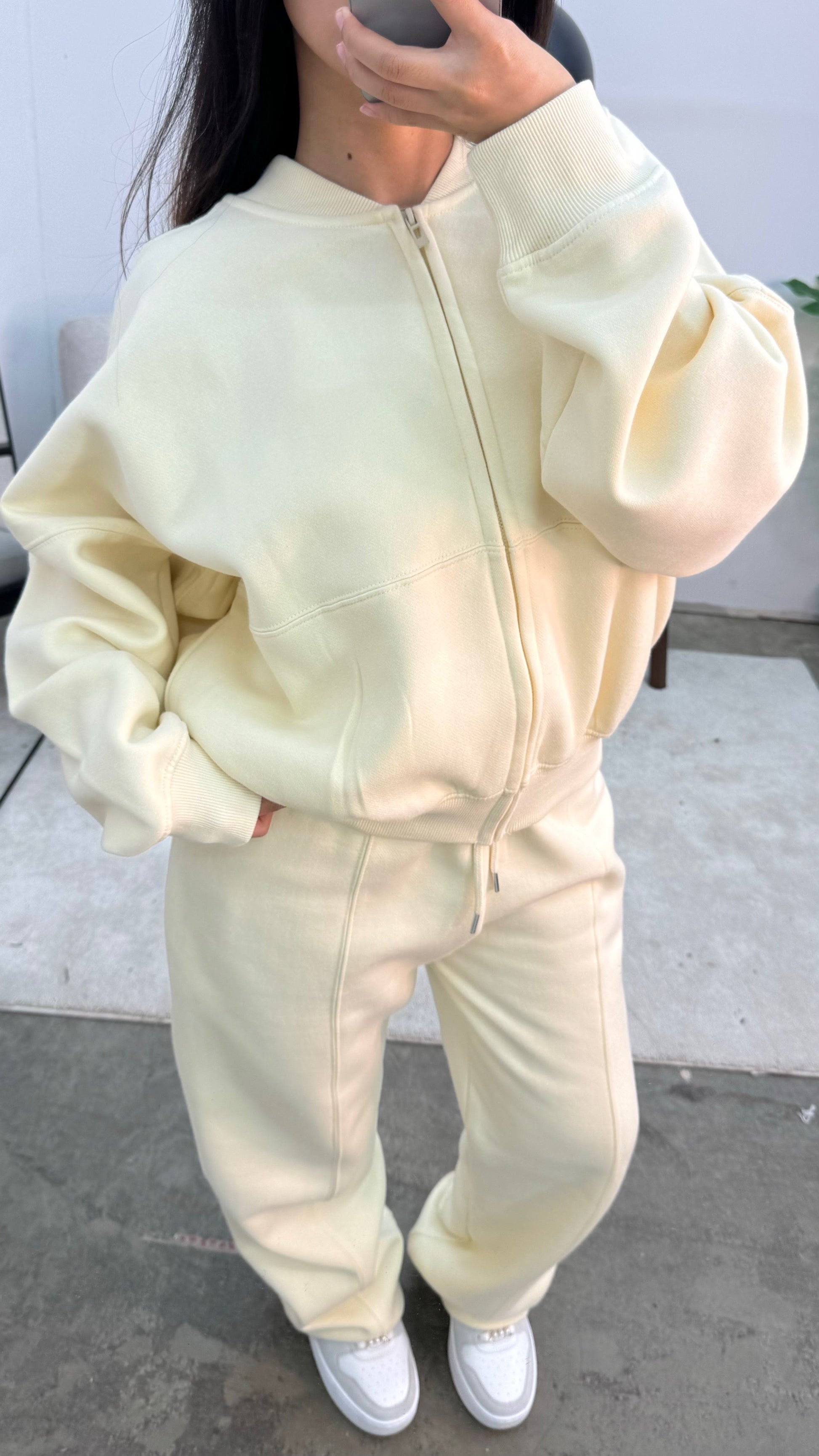 Kvinnors Loungewear Set Avslappnad Mjuk Bomull-6