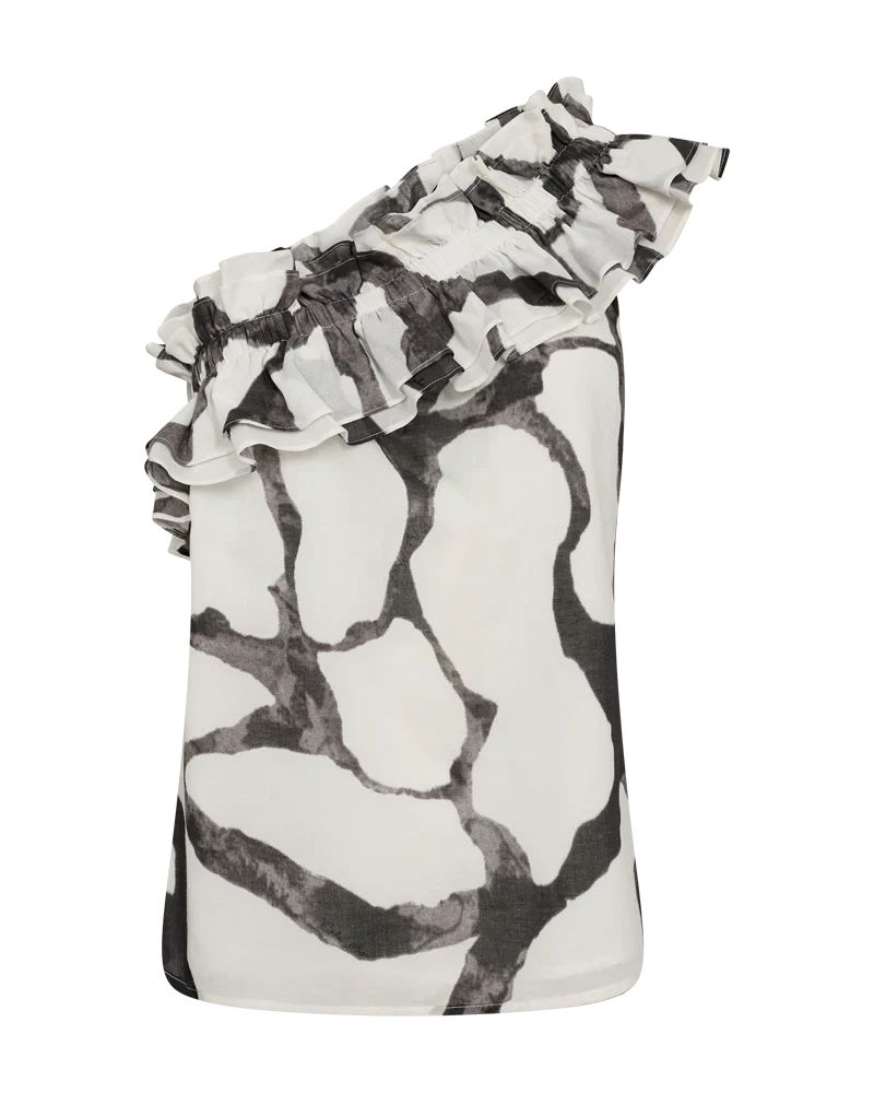 Damkjol Elegant Mönstrad Bomull Rymlig Veckdesign-3