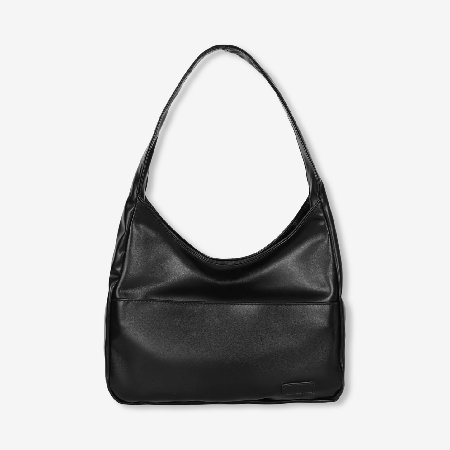 Dam Axelväska Elegant Veganskt Läder Justerbar Rem Kompakt Design-1