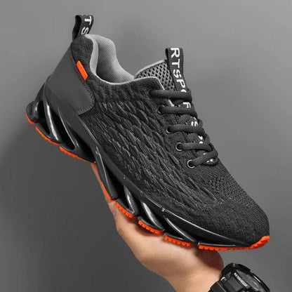 Herr Sneakers Flexibelt Andningsbart Material för Träning och Vardag-6