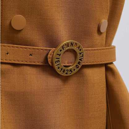 Damjacka och Bältesväst Set i Polyester och Bomull-6