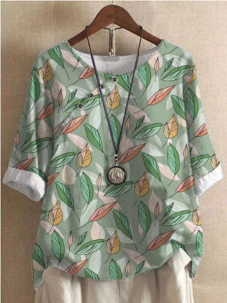 Variant image for Vit Blus Dam Lätt och Fräsch 100% Bomull-50
