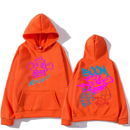 Variant image for Unisex Hoodie Arcane Jinx Tecknad Design Polyester-43
