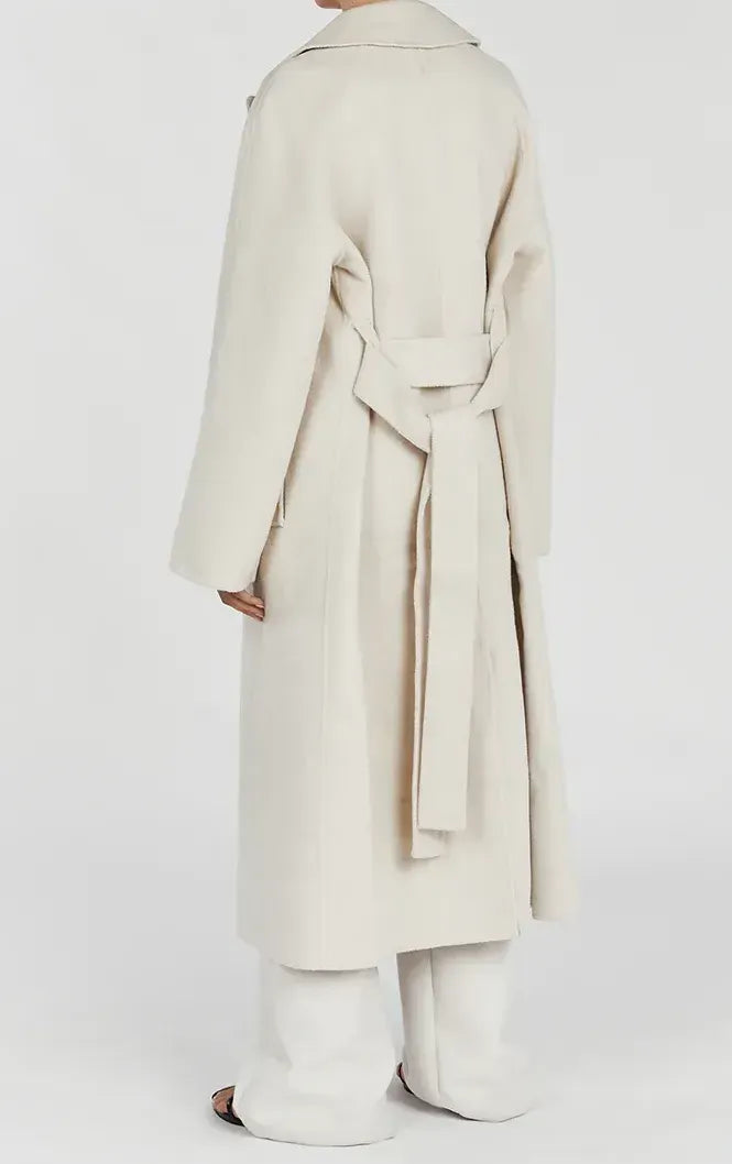 Kvinnors Trenchcoat Lång Oversized Polyester 5