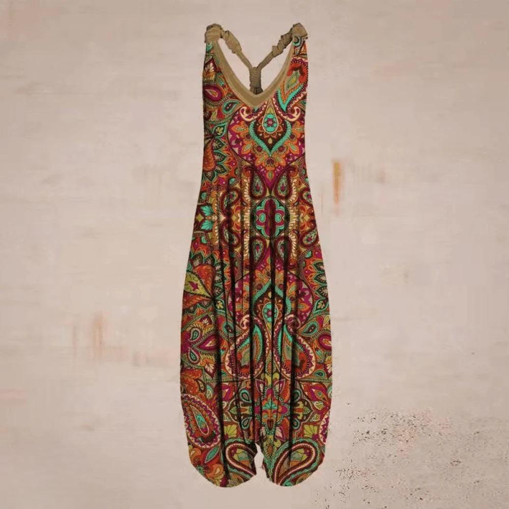 Variant image for Dam Jumpsuit Luftig Design Andningsbart Material-57