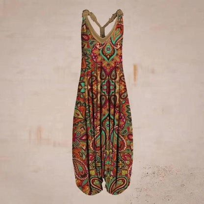 Variant image for Dam Jumpsuit Luftig Design Andningsbart Material-57