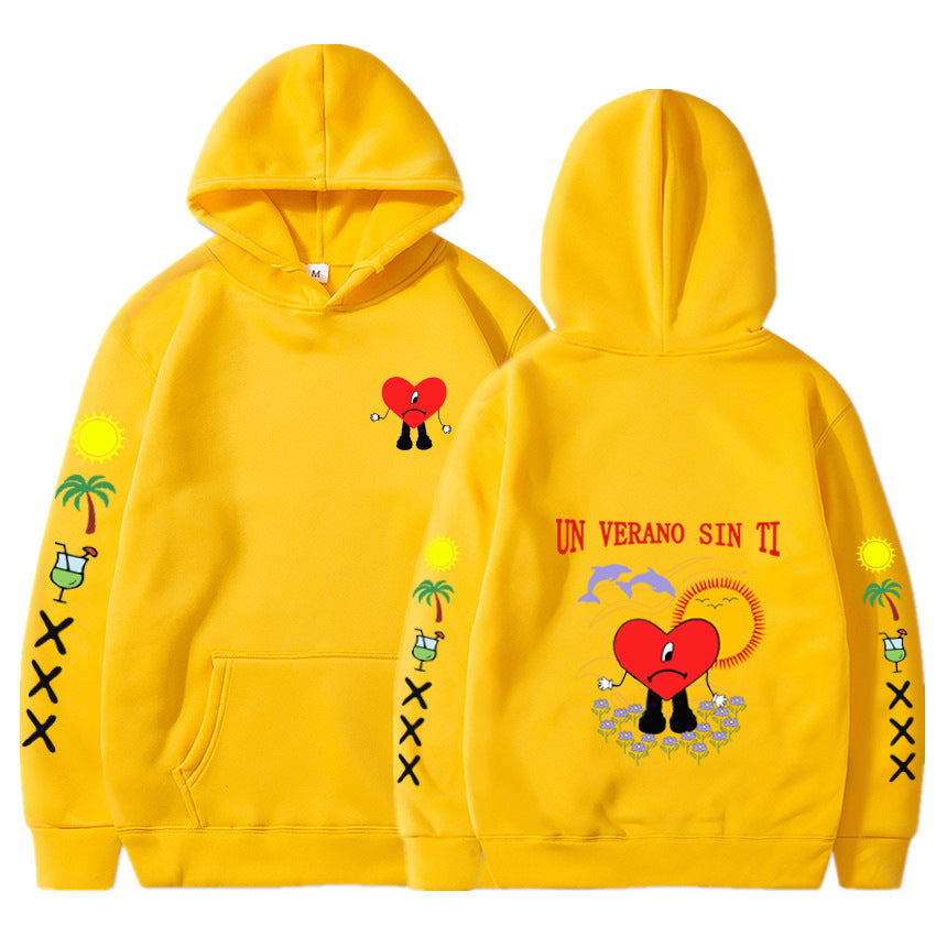 Variant image for Unisex Hoodie Flerfärgad Polyester Casual Komfort-8