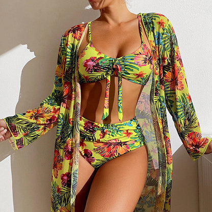 Dam Bikini Set Trendig Högkvalitativ Polyester och Elastan 14