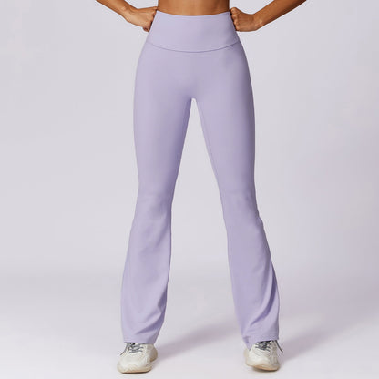 Variant image for Dam Yogabyxor Hög Midja Flare Stretch Nylon-17