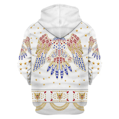 Herrar Hoodie T-shirt Joggingbyxor Avslappnad 100% Bomull-2
