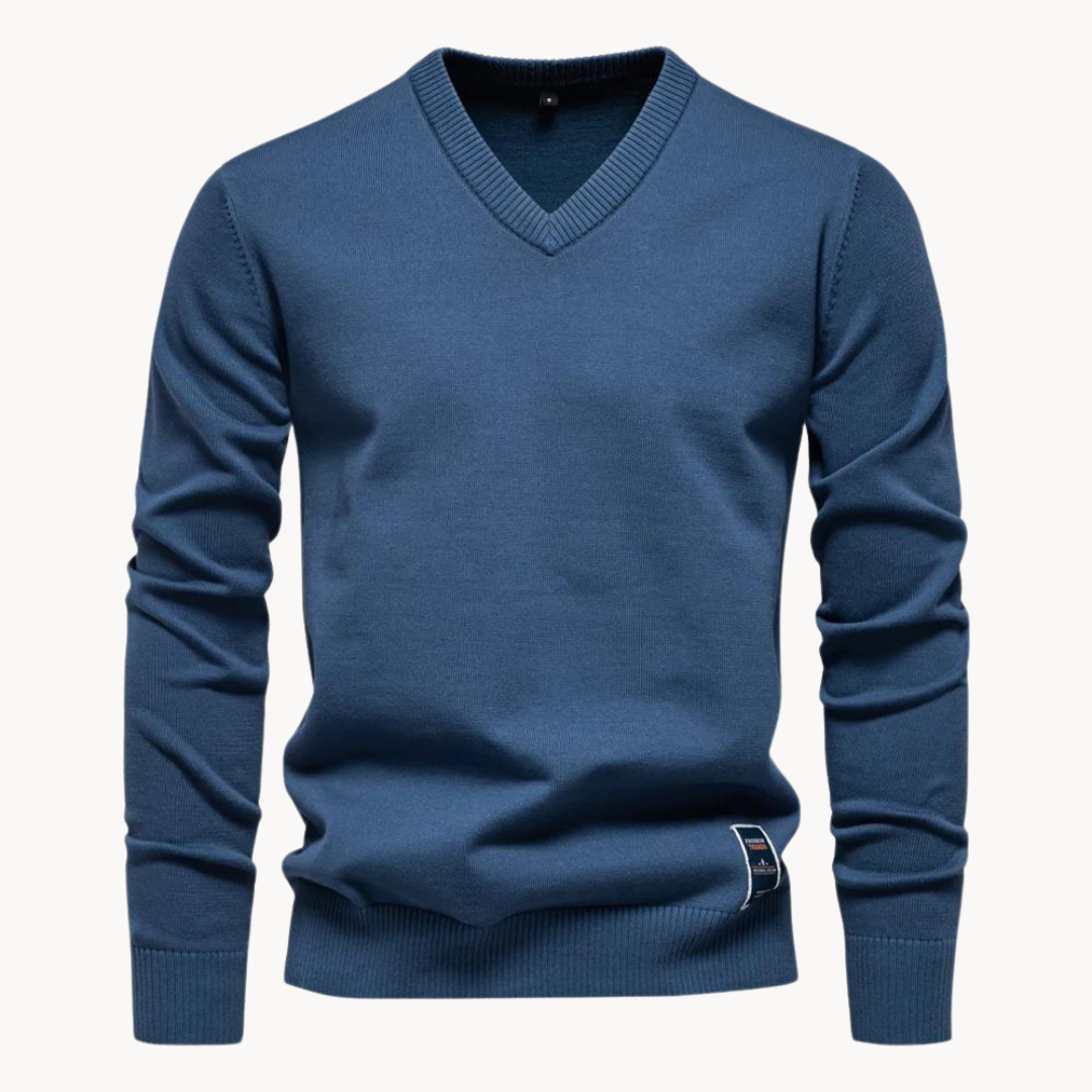 Variant image for Herrpullover Lätt Bomullsmix Mångsidig-16