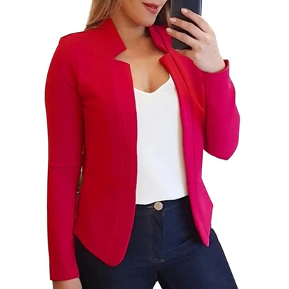 Variant image for Dam Blazer Skräddarsydd Polyester för Kontorsarbete Elegant Design-43