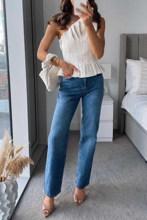 Dam Axellös Skjorta Rufsad Bomull Polyester-2