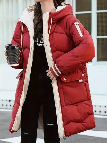 Variant image for Damjacka Värmeisolerande Hoodie Praktisk Dragkedja-1