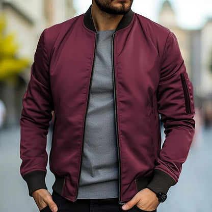 Herrjacka Bomber Urban Stil 100% Polyester-3