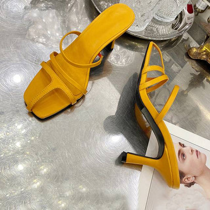 Variant image for Dam Sandaler Gladiatorer PU-Läder Hög Klack 5-8 cm-6