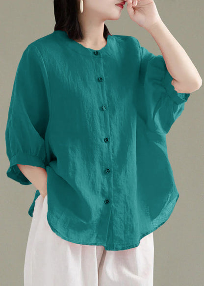 Kvinnors Blus Figurpassande Lätt Polyester-1