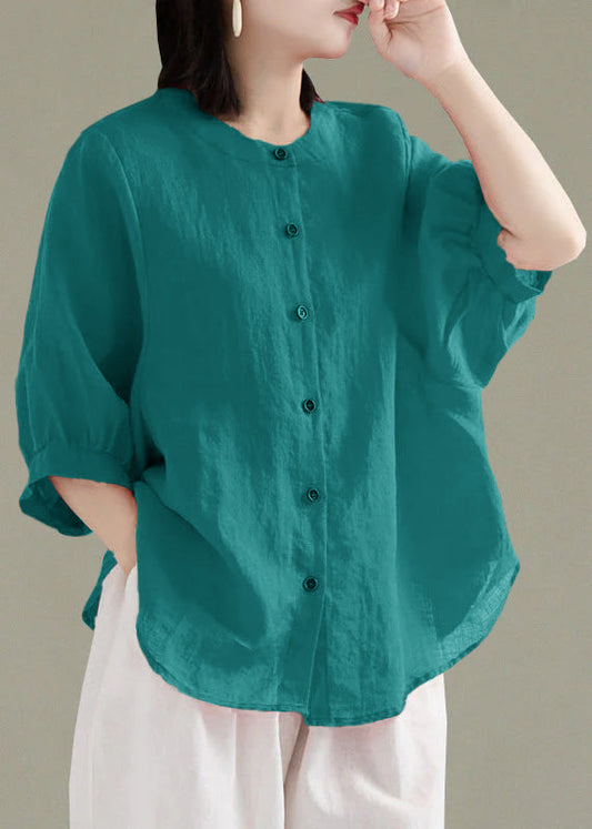 Kvinnors Blus Figurpassande Lätt Polyester-1