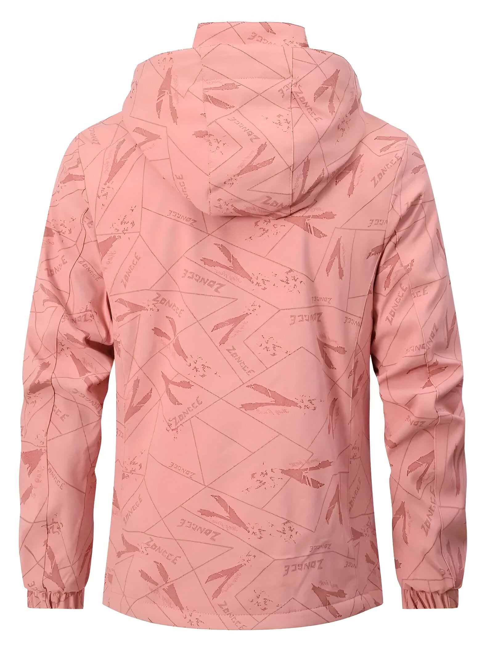 Herren Utomhusjacka Vattentät Fleecefodrad Polyester-3