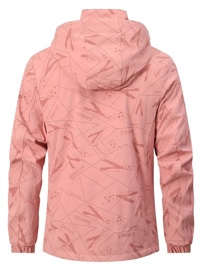 Herren Utomhusjacka Vattentät Fleecefodrad Polyester-3