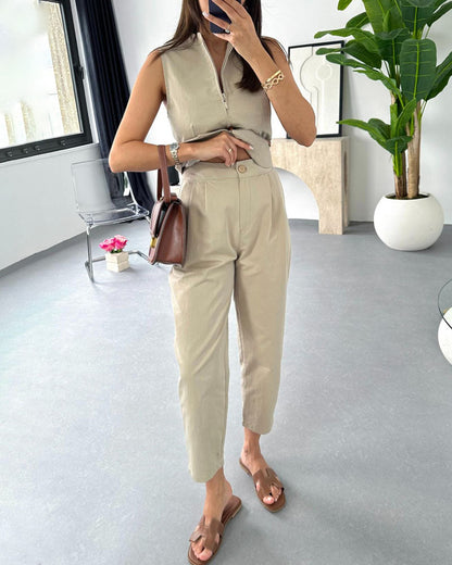 Tvådelat Set Dam Chic Design Polyester och Bomull 5