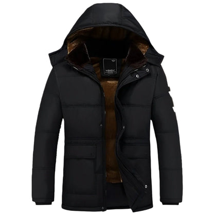 Dam Vinterjacka Lång Isolerad Klassisk Design Polyester-4