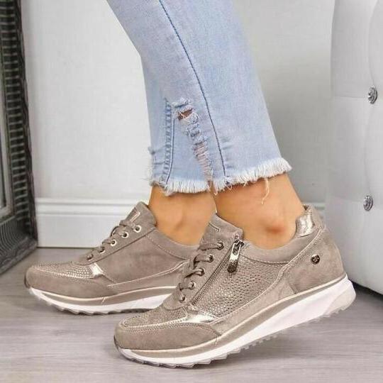 Kvinnors Ortopediska Sneakers Lätta Andningsbara Material för Aktiv Livsstil 3