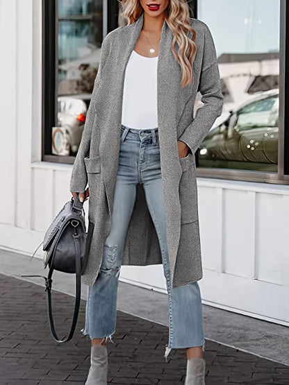 Dam Lång Kappa Vattenavvisande Material Elegant Tyg-4