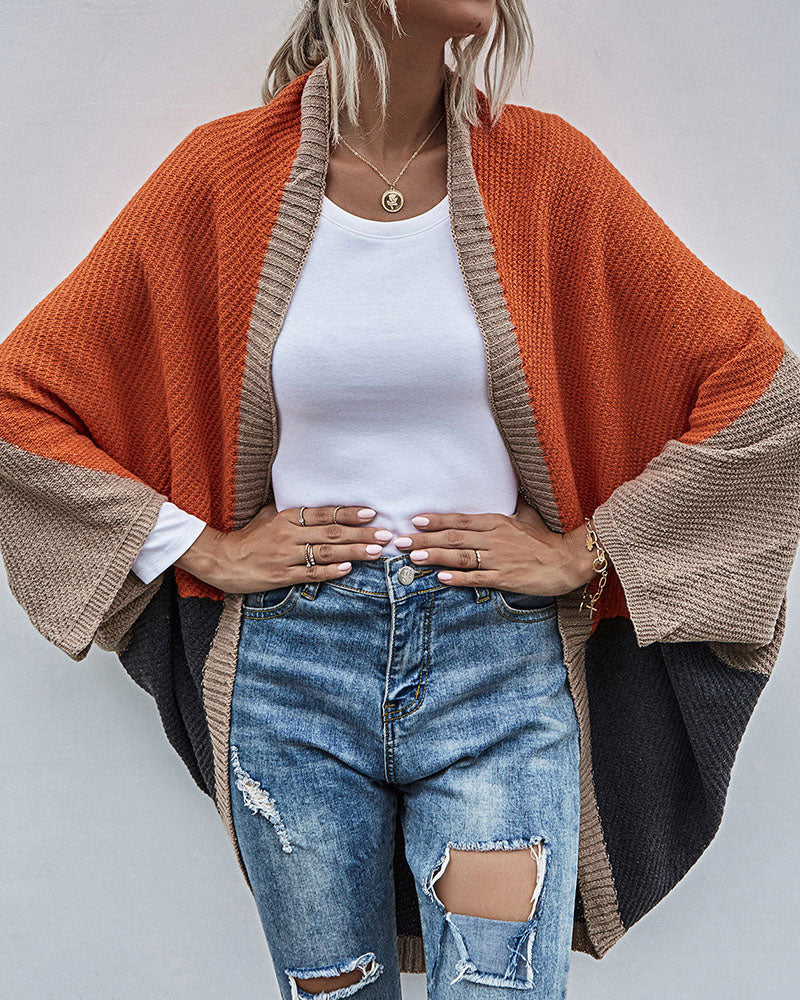 Svart Lång Kofta för Dam – Avslappnad Stickad Cardigan i 100% Akryl, Perfekt för Kalla Dagar 11