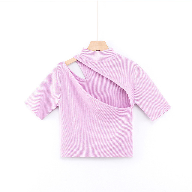 Variant image for Kvinnors T-Shirt Kortärmad Randig Polyester Akryl-4