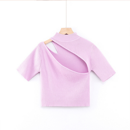 Variant image for Kvinnors T-Shirt Kortärmad Randig Polyester Akryl-4