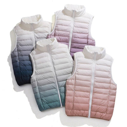 Dunväst Dam Ärmlös Ultralätt Nylon och Polyester-4