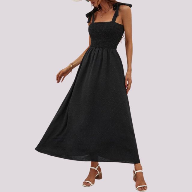 Variant image for Maxiklänning Dam med Slingor och Korptopp i Polyester-6