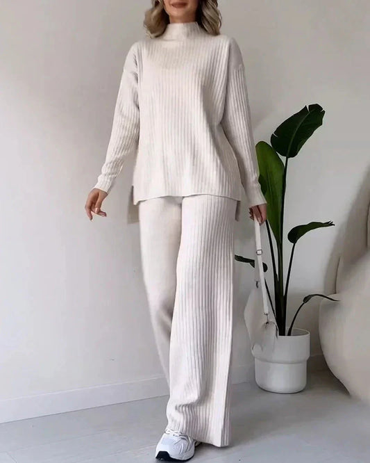 Dam Joggingkostym Hoodie och Byxor Mjukt Material-1
