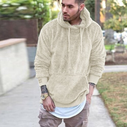 Isolerande Vinterhuvtröja för Män i Polyester – Loose Fit med Generös Huvdesign för Kalla Dagar 8