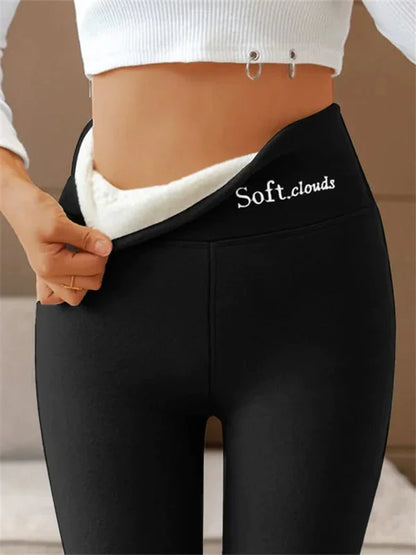 Damleggings Hög Midja Polyester och Bomull-2